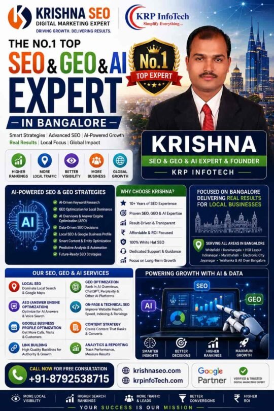 Top SEO Expert in Bangalore